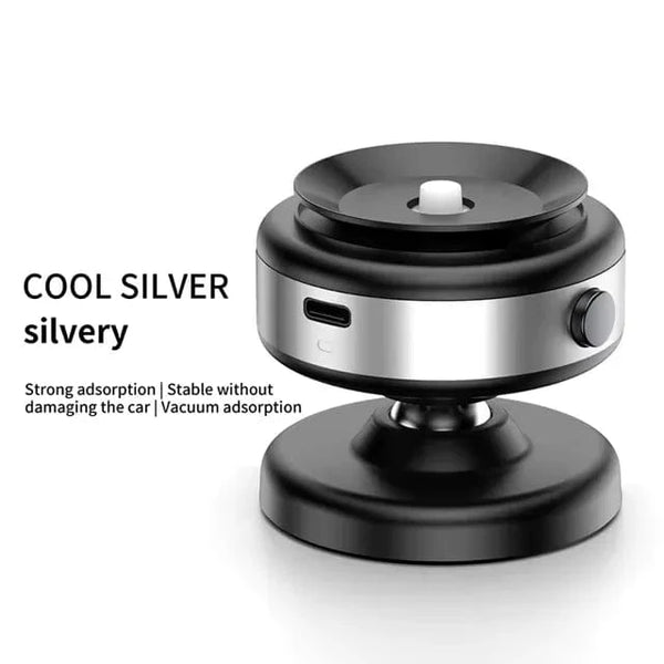 Planet Gates silvery Double Sided Suction Cup Magnetic Phone Holder Lazy Multi-functional Foldable Storage Holder Vacuum Suction Phone Holder