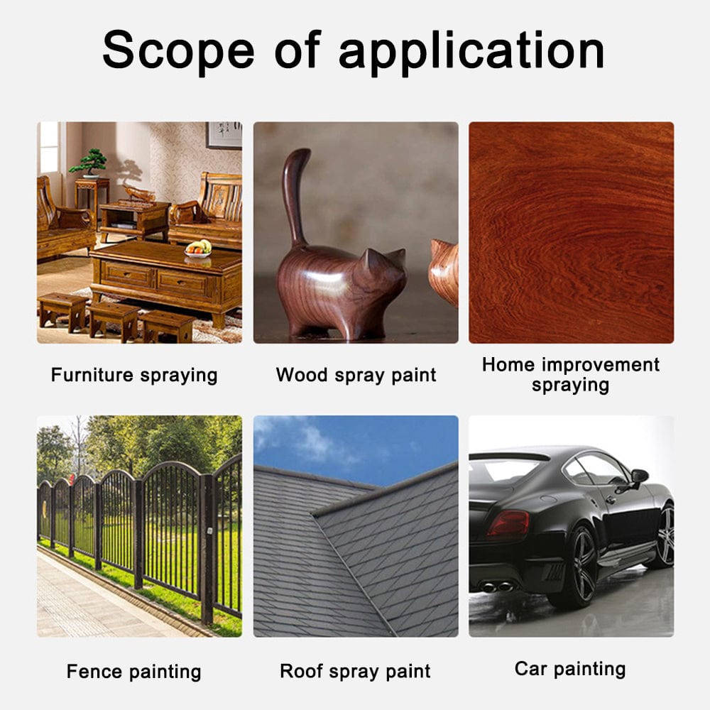 Planet Gates Silvery / F-75 Upper Kettle 1.5 Caliber 400ML Spray Gun Professional Pneumatic Airbrush Sprayer Alloy Painting Atomizer Tool With Hopper For Painting Cars