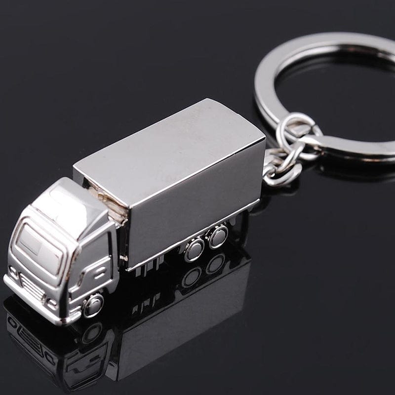 Planet Gates Silvery Fashion Ring Keyfob Keychain Gift Truck Lorry Car Lovely Keyrings
