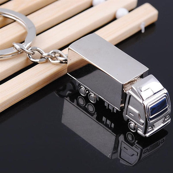 Planet Gates Silvery Fashion Ring Keyfob Keychain Gift Truck Lorry Car Lovely Keyrings