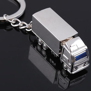 Planet Gates Silvery Fashion Ring Keyfob Keychain Gift Truck Lorry Car Lovely Keyrings
