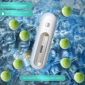 Planet Gates Silvery Kitchen Refrigerator Odor Remover USB Charging Portable Model Sterilization Deodorant Disinfection Odor Removal Air Purifier
