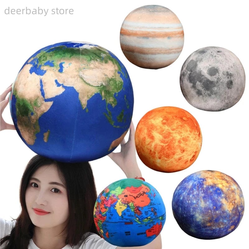 Planet Gates Simulated Earth Sun Mars Moon Stuffed Toys Stuffed Planets In The Solar System Soft Doll Pillow Cushions Boy Girl Birthday Gift