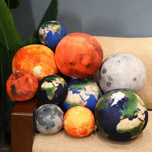 Planet Gates Simulated Earth Sun Mars Moon Stuffed Toys Stuffed Planets In The Solar System Soft Doll Pillow Cushions Boy Girl Birthday Gift