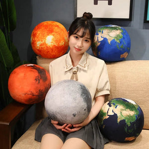 Planet Gates Simulated Earth Sun Mars Moon Stuffed Toys Stuffed Planets In The Solar System Soft Doll Pillow Cushions Boy Girl Birthday Gift