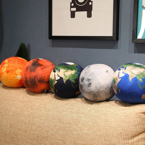 Planet Gates Simulated Earth Sun Mars Moon Stuffed Toys Stuffed Planets In The Solar System Soft Doll Pillow Cushions Boy Girl Birthday Gift