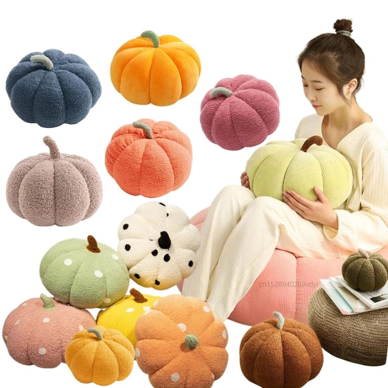 Planet Gates Simulation 18-35cm Pillow Halloween Pumpkin Plush Toys Plant High Quality Soft Stuffed Doll Birthday Children's Girls Gifts