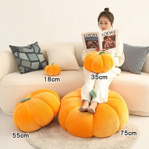 Planet Gates Simulation 18-35cm Pillow Halloween Pumpkin Plush Toys Plant High Quality Soft Stuffed Doll Birthday Children's Girls Gifts