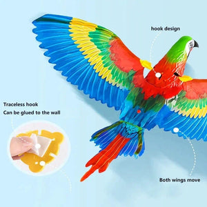 Planet Gates Simulation Bird Interactive Cat Toys Electric Hanging Eagle Flying Bird Cat Teasering Play Cat Stick Scratch Rope Pet Toys