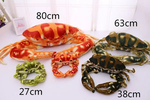 Planet Gates Simulation Crab Plush Toy Soft Cartoon Creative Crab Stuffed Animal Doll Home Decoration Toys Sofa Pillow Boys Birthday Gift