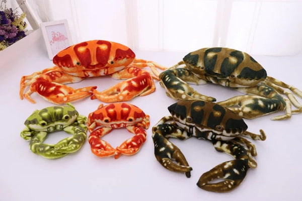 Planet Gates Simulation Crab Plush Toy Soft Cartoon Creative Crab Stuffed Animal Doll Home Decoration Toys Sofa Pillow Boys Birthday Gift