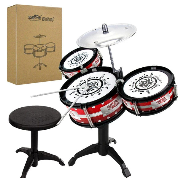 Planet Gates Simulation Drum Set Junior Drums Kit Jazz Drums Percussion Musical Instrument Wisdom Development Toys For Children Kid Gifts