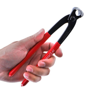 Planet Gates Single Ear Pincer Single Ear Clamp Pliers 8 Inch/200mm Carbon Steel Pincer Crimper Nail Puller for Automotive Repair Hand Tools