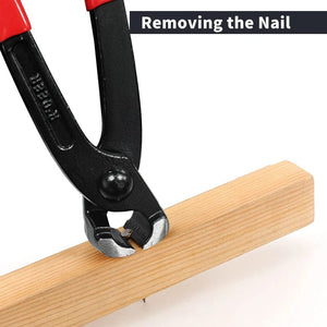 Planet Gates Single Ear Pincer Single Ear Clamp Pliers 8 Inch/200mm Carbon Steel Pincer Crimper Nail Puller for Automotive Repair Hand Tools