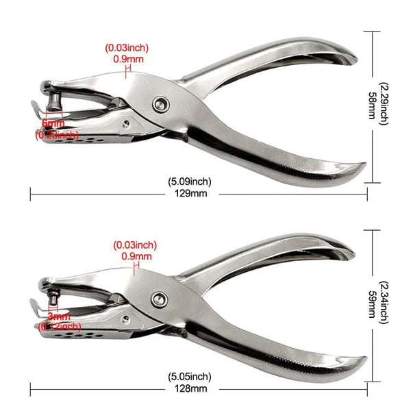 Planet Gates Single Hole Puncher Metal 3mm/6mm Pore Diameter Punch Pliers Hand Paper Scrapbooking Punches
