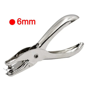 Planet Gates Single Hole Puncher Metal 3mm/6mm Pore Diameter Punch Pliers Hand Paper Scrapbooking Punches