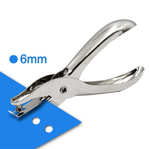 Planet Gates Single Hole Puncher Metal 3mm/6mm Pore Diameter Punch Pliers Hand Paper Scrapbooking Punches