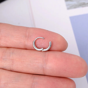 Planet Gates Single Minimal Gold Color Tiny Cartilage Hoop Earrings Glossy Earring Piercing Accessory Trendy Small Huggie Women Hoops For Men