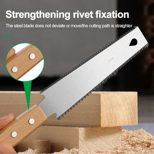Planet Gates Single-sided Teeth Japanese Style Hand Saw Single/Double Sided Fine Tooth Wood Saw SK5 Steel Flexible Hand Saw Garden Hand Tool for Woodworking