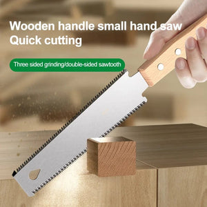 Planet Gates Single-sided Teeth Japanese Style Hand Saw Single/Double Sided Fine Tooth Wood Saw SK5 Steel Flexible Hand Saw Garden Hand Tool for Woodworking