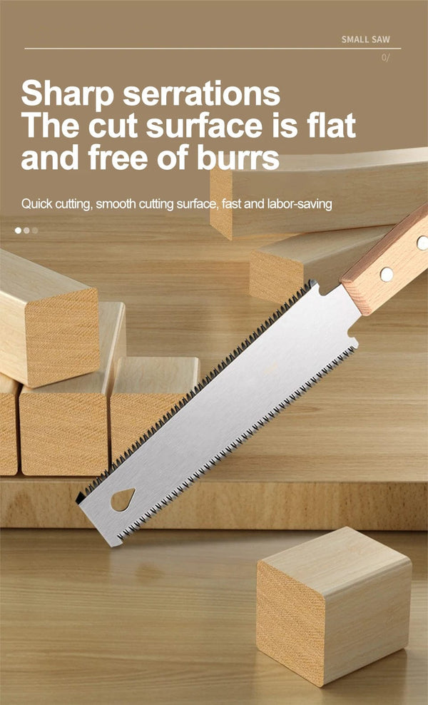 Planet Gates Single-sided Teeth Japanese Style Hand Saw Single/Double Sided Fine Tooth Wood Saw SK5 Steel Flexible Hand Saw Garden Hand Tool for Woodworking