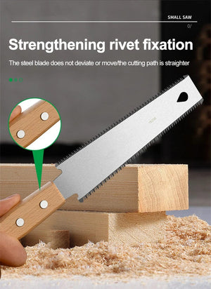 Planet Gates Single-sided Teeth Japanese Style Hand Saw Single/Double Sided Fine Tooth Wood Saw SK5 Steel Flexible Hand Saw Garden Hand Tool for Woodworking