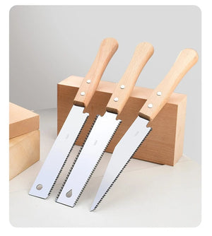 Planet Gates Single-sided Teeth Japanese Style Hand Saw Single/Double Sided Fine Tooth Wood Saw SK5 Steel Flexible Hand Saw Garden Hand Tool for Woodworking