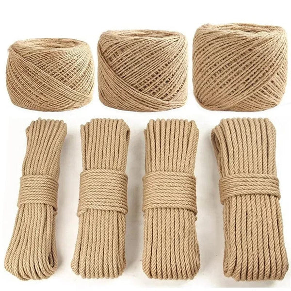 Planet Gates Sisal Rope Cat Tree DIY Scratching Post Toy Cat Climbing Frame Replacement Rope Desk Legs Binding Rope For Cat Sharpen Claw