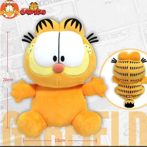 Planet Gates sit A / CHINA 8 Styles GARFIELD Original Cute Plush Toy Soft Cat Stuffed Doll Cartoon Plushie Keychain Pendant for Boys Girls Birthday Gift