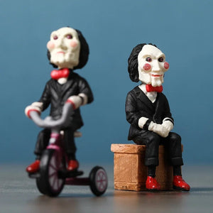 Planet Gates sitting version Horror Movie Saw Billy Mini Model Figurals Brinquedos Figure