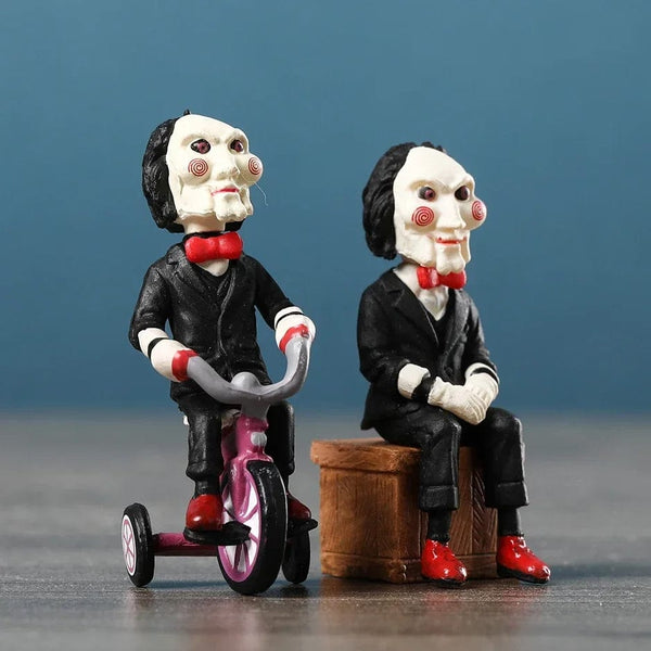 Planet Gates sitting version Horror Movie Saw Billy Mini Model Figurals Brinquedos Figure