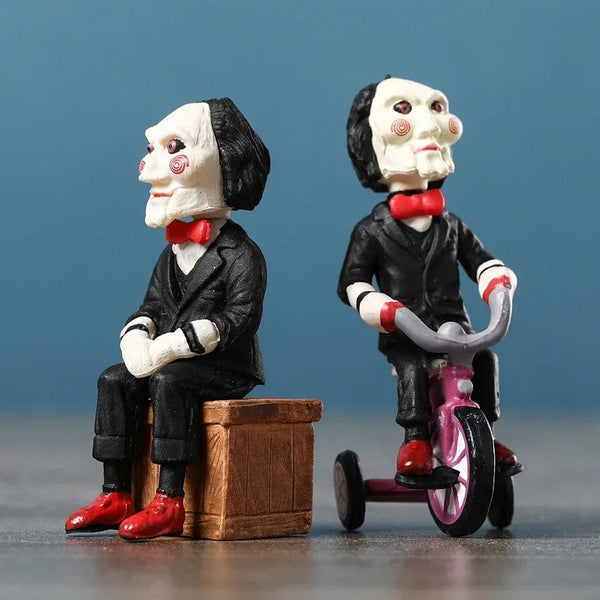 Planet Gates sitting version Horror Movie Saw Billy Mini Model Figurals Brinquedos Figure
