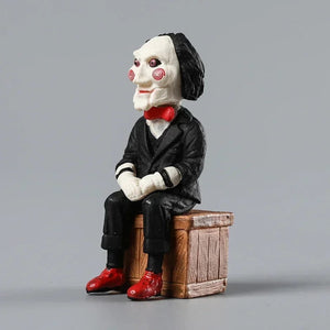 Planet Gates sitting version Horror Movie Saw Billy Mini Model Figurals Brinquedos Figure