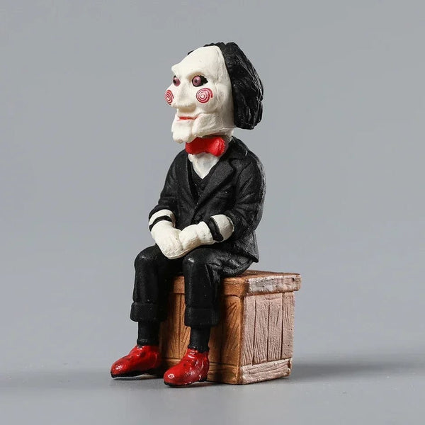 Planet Gates sitting version Horror Movie Saw Billy Mini Model Figurals Brinquedos Figure
