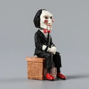 Planet Gates sitting version Horror Movie Saw Billy Mini Model Figurals Brinquedos Figure