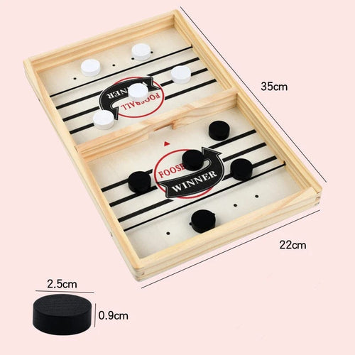 Planet Gates Size S with box   2 Table Hockey Paced Sling Puck Board Game Fast Sling Puck Winner Party Game Adult Child Family Game Desktop Battle Board Game