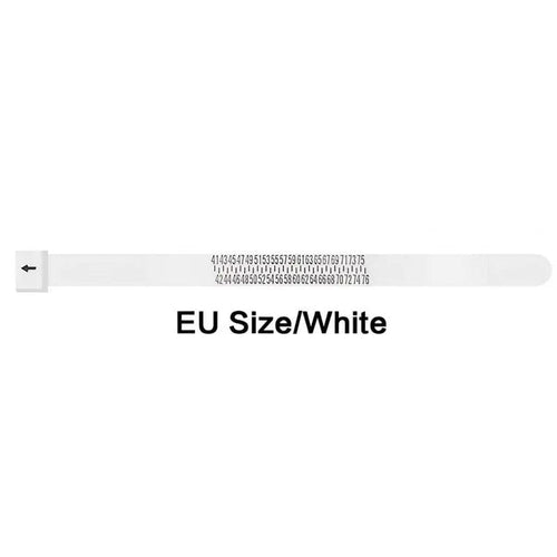 Planet Gates Sizer EU White KISMIS 1PC White/Black US/EU Sizes Wedding Ring Band Ring Sizer Measure Genuine Tester Finger Gauge Jewelry Accessory Tools