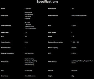 Planet Gates SJ4000 Air / Standard SJCAM SJ4000 Air Action Camera with 4K Video 30M Waterproof 2.4G WiFi Sports Camera Action Cam Sports Camera bicycle motorcycles