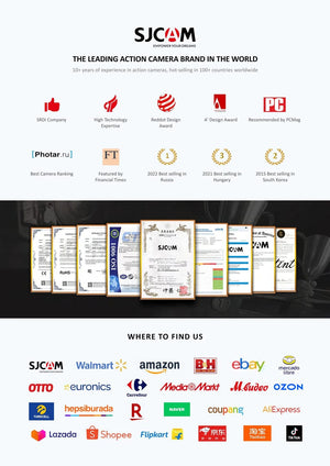 Planet Gates SJCAM C100 Plus Action Camera 4K 30M Waterproof 2.4G WiFi Action Sport action cam EIS bicycle helmet motorcycles