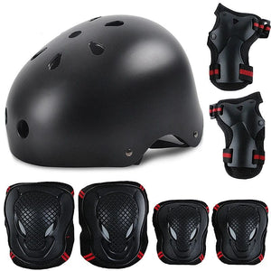 Planet Gates Skateboard Ice Roller Skating Protective Gear Elbow Pads Wrist Safety Guard Cycling Riding Helmet Protector for Kids Adults