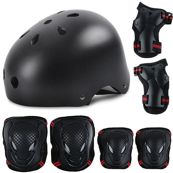 Planet Gates Skateboard Ice Roller Skating Protective Gear Elbow Pads Wrist Safety Guard Cycling Riding Helmet Protector for Kids Adults