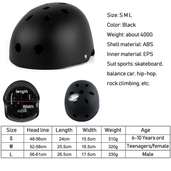 Planet Gates Skateboard Ice Roller Skating Protective Gear Elbow Pads Wrist Safety Guard Cycling Riding Helmet Protector for Kids Adults