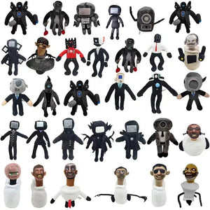 Planet Gates Skibidi Toilet Bosses  Titan  TV Man Cameraman Plush Toys  for Fans and Friends Beautifully Stuffed Animals Doll Christmas Gift