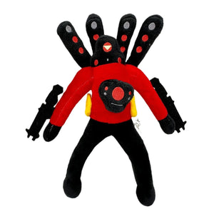 Planet Gates Skibidi Toilet Bosses  Titan  TV Man Cameraman Plush Toys  for Fans and Friends Beautifully Stuffed Animals Doll Christmas Gift