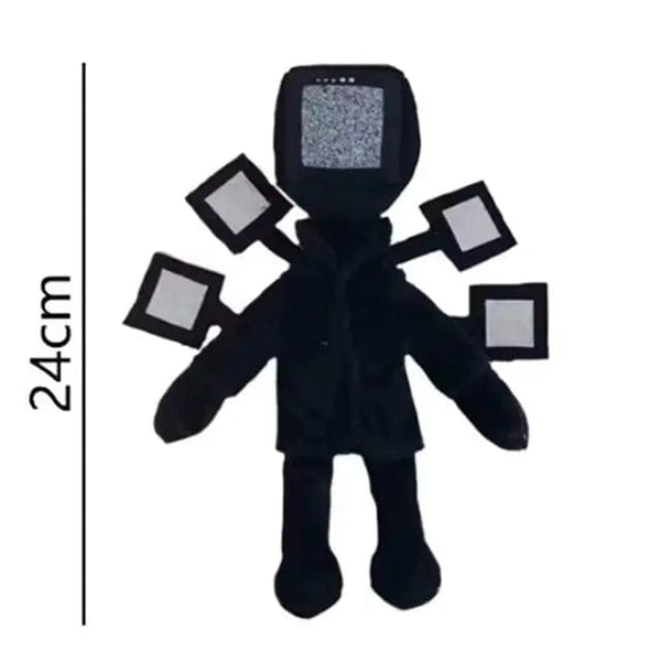 Planet Gates Skibidi Toilet Titans Drill Man Upgrade TV Man Woman Cameraman Drillman Speakerman Clock Speaker Man Plush Stuffed Doll Soft Toy