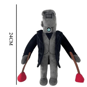Planet Gates Skibidi Toilet Titans Drill Man Upgrade TV Man Woman Cameraman Drillman Speakerman Clock Speaker Man Plush Stuffed Doll Soft Toy