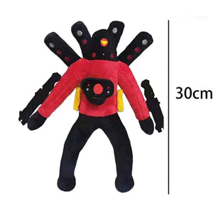 Planet Gates Skibidi Toilet Titans Drill Man Upgrade TV Man Woman Cameraman Drillman Speakerman Clock Speaker Man Plush Stuffed Doll Soft Toy