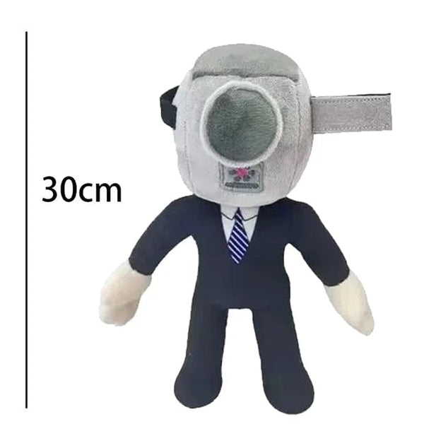 Planet Gates Skibidi Toilet Titans Drill Man Upgrade TV Man Woman Cameraman Drillman Speakerman Clock Speaker Man Plush Stuffed Doll Soft Toy