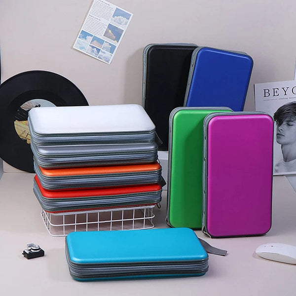 Planet Gates Sky blue 1Pcs 80sheets CD DVD Carry Case Cover Disc Storage Holder CD Sleeve Wallet Album Hard Box Plastic Pack Disc DVD Disc Pack