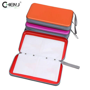 Planet Gates Sky blue 1Pcs 80sheets CD DVD Carry Case Cover Disc Storage Holder CD Sleeve Wallet Album Hard Box Plastic Pack Disc DVD Disc Pack